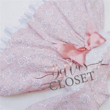 Load image into Gallery viewer, Baby Girl Rose Floral Puff Dress
