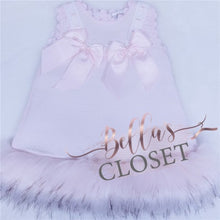 Load image into Gallery viewer, Pink Fur Trimmed Dress
