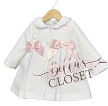 Load image into Gallery viewer, Girls Pink Twill Puff Jacket
