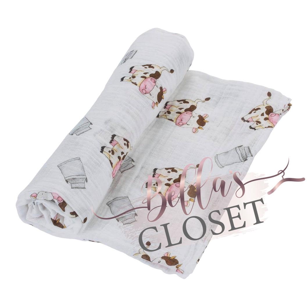 Animal Print Baby Swaddle Blankets