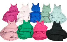 Load image into Gallery viewer, Blue Yoga Skort Set
