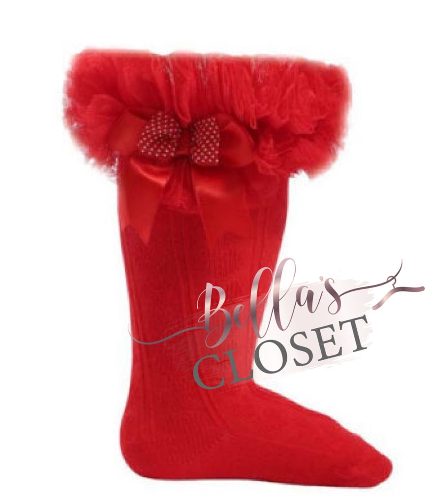 Red Tutu Socks