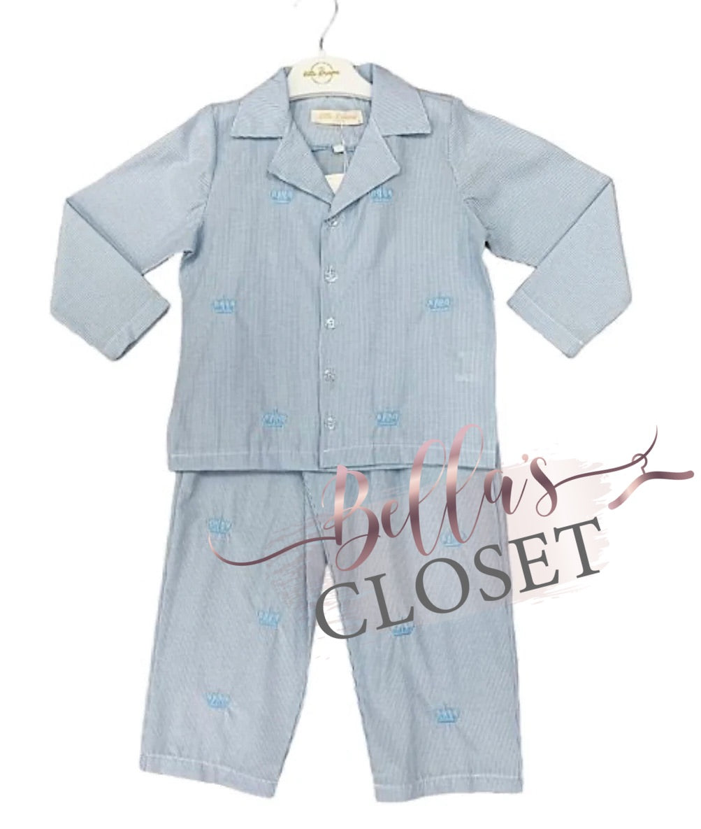 Blue Crown Pj's