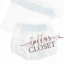 Load image into Gallery viewer, Baby Boy White Top &amp; Shorts
