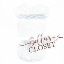 Load image into Gallery viewer, Baby Boy White Top &amp; Shorts
