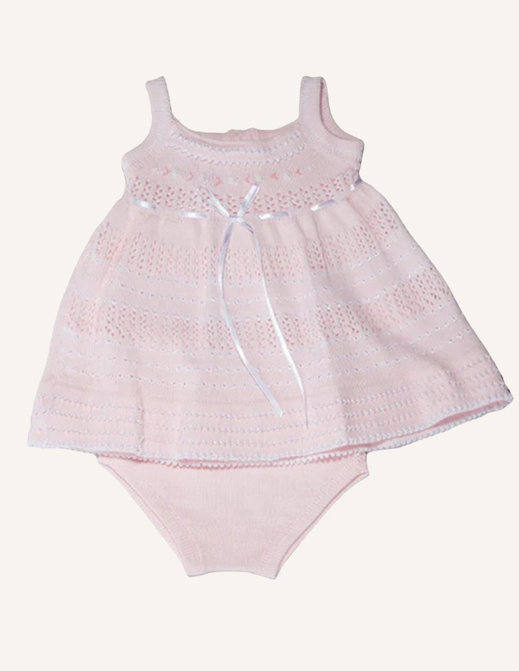 Baby Girl Pink Knit Set