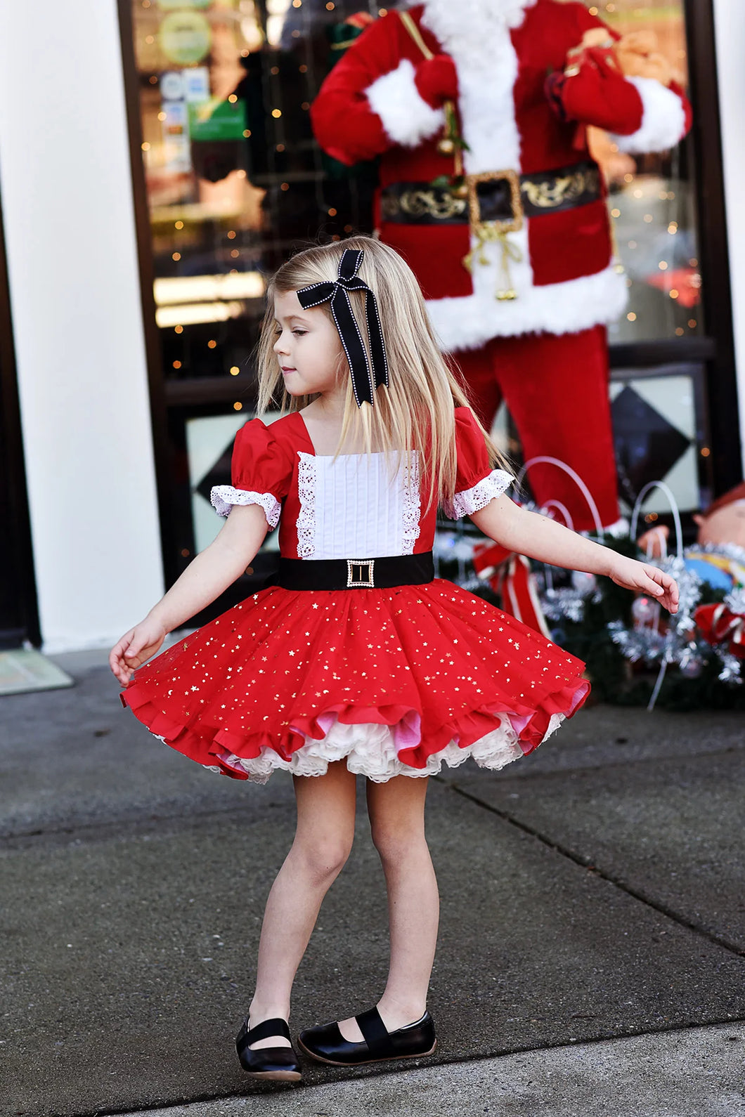 Santa Petti Skirt Dress