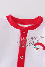 Load image into Gallery viewer, Premium White &amp; Red Santa Baby Romper
