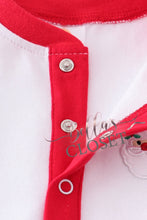 Load image into Gallery viewer, Premium White &amp; Red Santa Baby Romper

