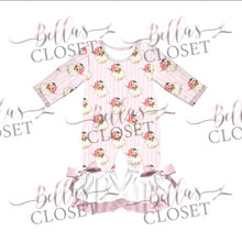 Load image into Gallery viewer, Bella’s Closet Exclusive Pink Christmas Romper

