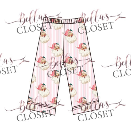 Bella’s Closet Exclusive Adult Pink Christmas Pants