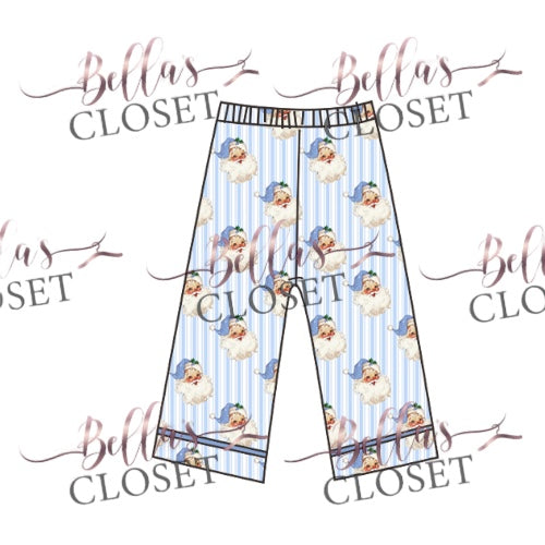 Bella’s Closet Exclusive Adult Blue Christmas Pants