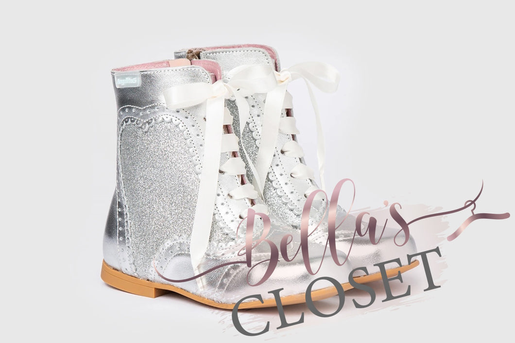 Angelitos Gold & Silver Spanish Boots