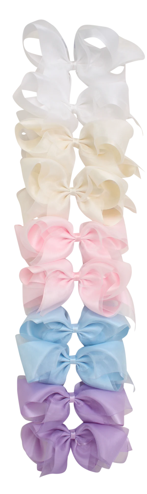 ORGANDY SATIN OVERLAY BOW