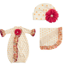Load image into Gallery viewer, Amber Dreams Newborn Take Me Home Gown Set
