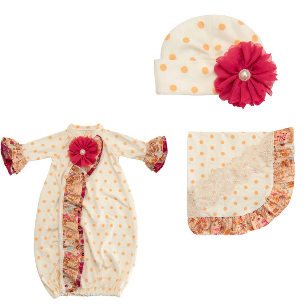 Amber Dreams Newborn Take Me Home Gown Set