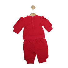 Load image into Gallery viewer, Girls Red Ruffle Set
