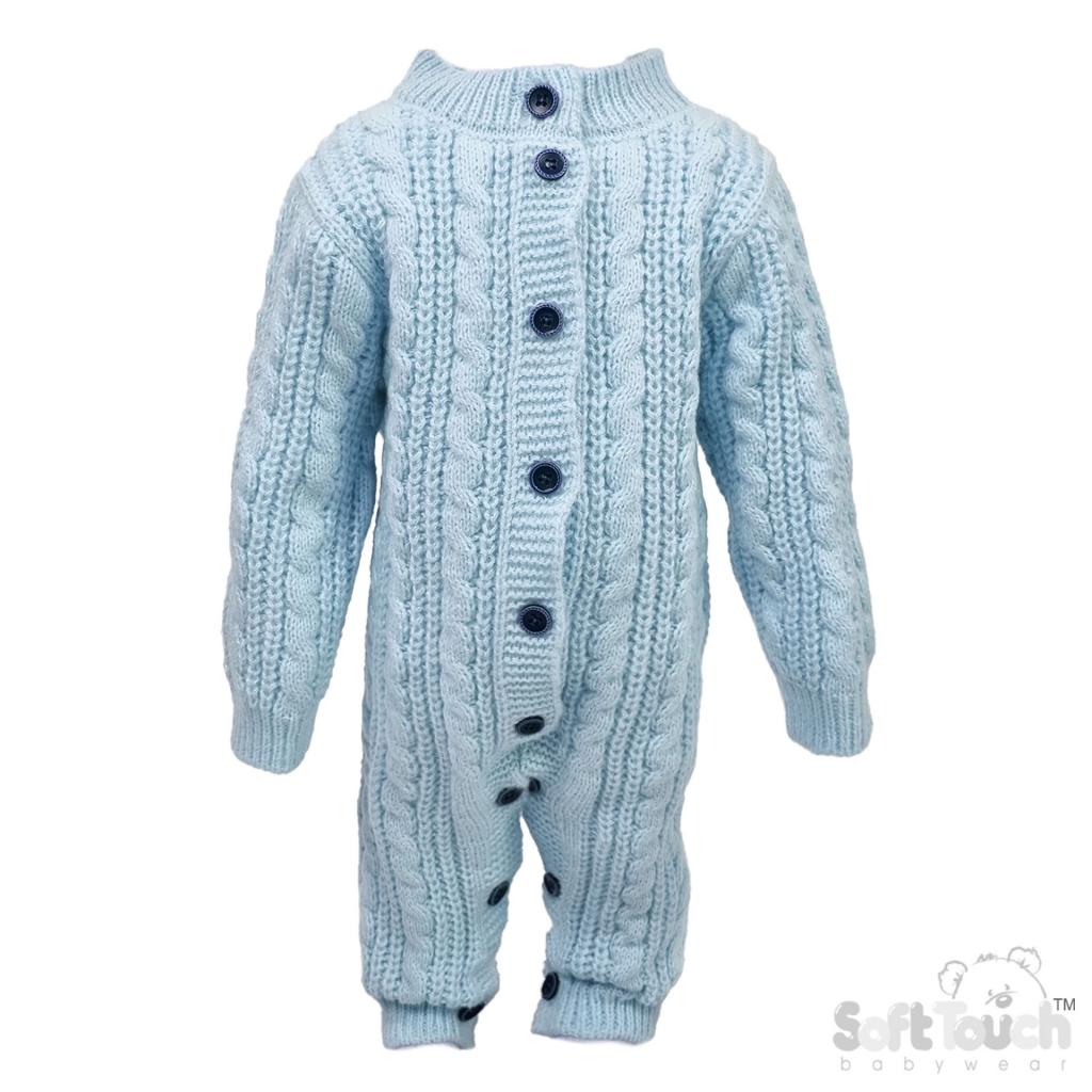 Blue Cable Romper