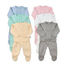 Load image into Gallery viewer, Baby Cotton Knitted Sweater and Pants Set

