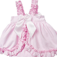 Load image into Gallery viewer, Baby Girl  Pink Bow Sun Dress with Knickers
