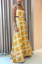 Load image into Gallery viewer, Resort Drawstring Lace-Up Casual Dress
