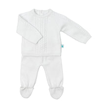 Load image into Gallery viewer, Baby Cotton Knitted Sweater and Pants Set
