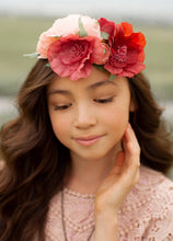 Load image into Gallery viewer, Kid&#39;s Orly Flower Crown in Dusty Pink
