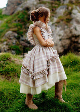 Load image into Gallery viewer, Toddler Reign Petticoat Dress in Lavender Plaid
