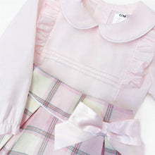 Load image into Gallery viewer, Girls Pink &amp; Plaid Skirt Set
