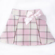 Load image into Gallery viewer, Girls Pink &amp; Plaid Skirt Set
