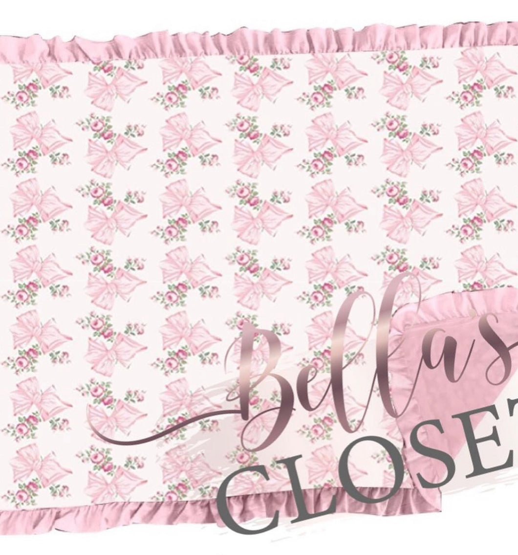 Pink Ruffle Blanket