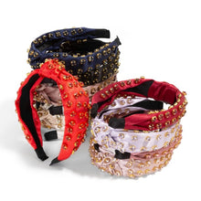 Load image into Gallery viewer, Satin Rhinestone Headband
