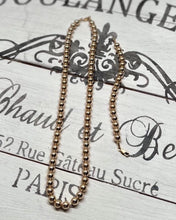 Load image into Gallery viewer, 5mm Gold Filled beaded necklace
